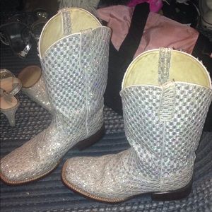 Cowgirl boots.